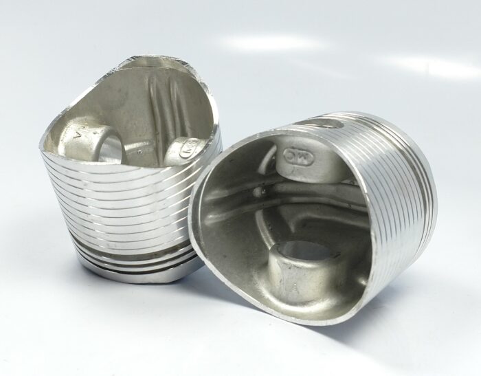 Forged Piston Set - Standard Size - 10.5:1 Compression Ratio - BSA A10 - USA - Image 3