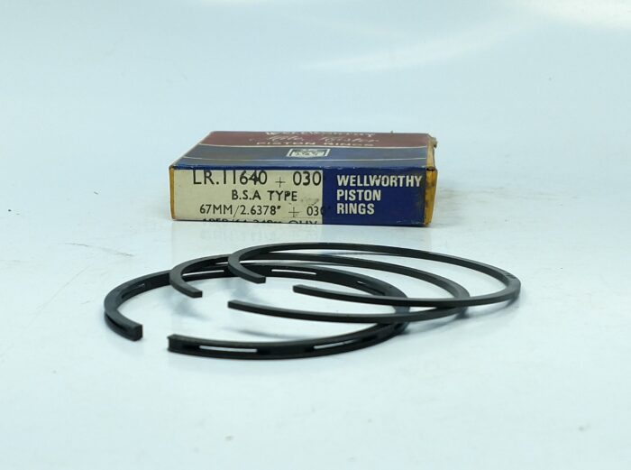 R11640 + .030" - BSA / Triumph 250cc - C15 / B25 / T25 / TR25 - NOS - England - Wellworthy - Image 3