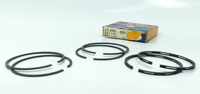 R4550 + .020" - BSA A7 - 500cc - NOS - England - Wellworthy - Image 2