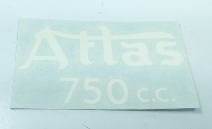 Norton Atlas 750cc Decal - White