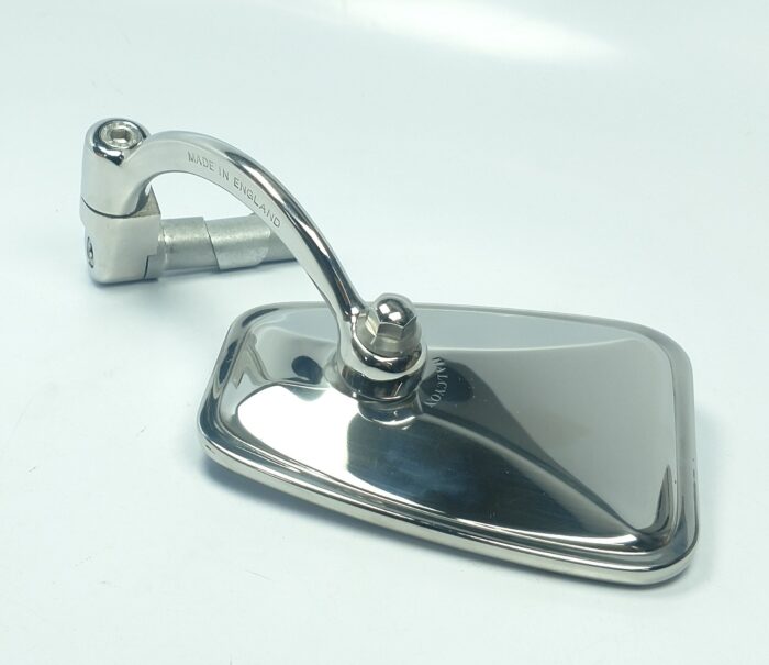 Halcyon Bar End Mirror - Rectangular Head - UK