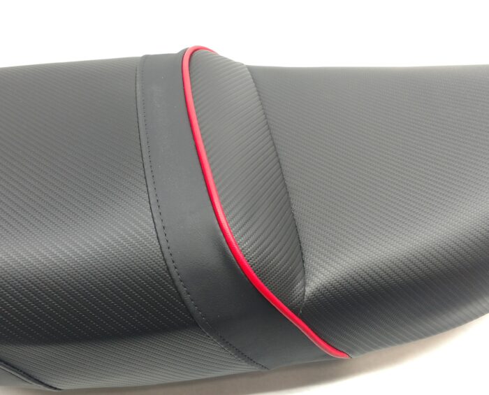 T140 Seat - Sargent - Red Piping - Image 6