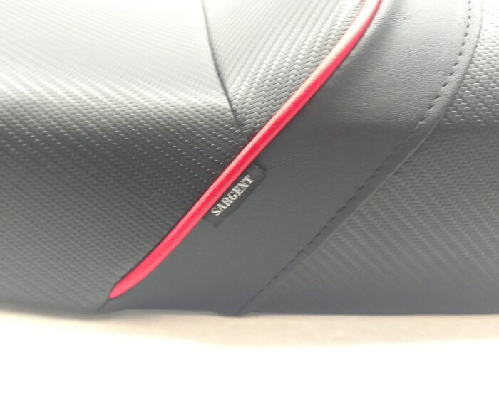 T140 Seat - Sargent - Red Piping - Image 5