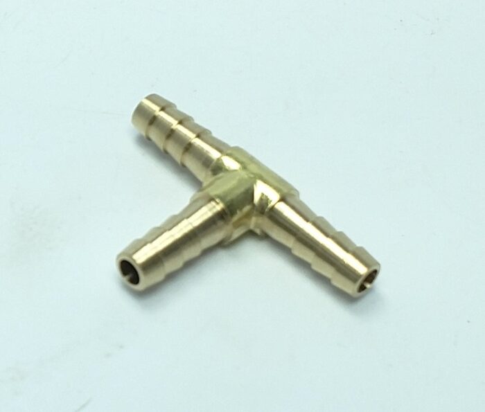 1/4" Barbed T Fitting - Brass