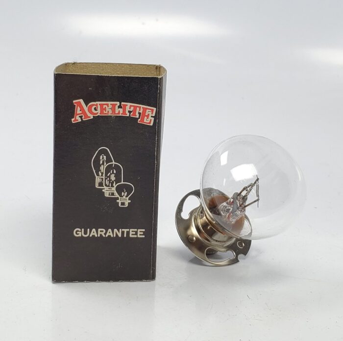 6V Headlight Bulb - 35 / 35W - Acelite - Bates Style Base