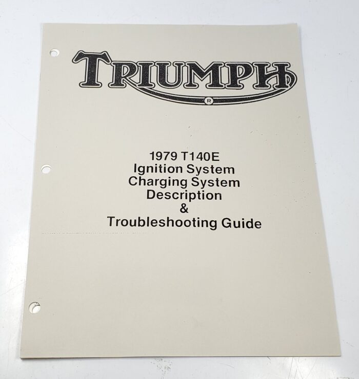 Triumph T140E Ignition System and Charging System Service Manual