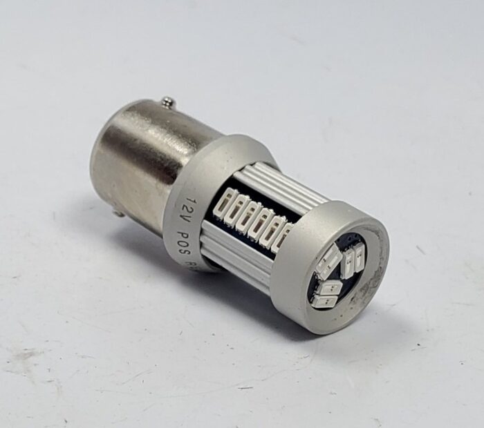 LED Turn Signal Bulb - RED LEDs - 12V - Positive Ground