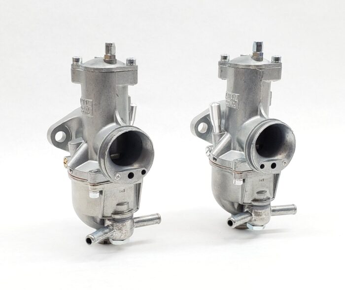 Standard Carburetor Set - 26 mm - Triumph T100R - 1968-69 - UK - Amal - Image 2