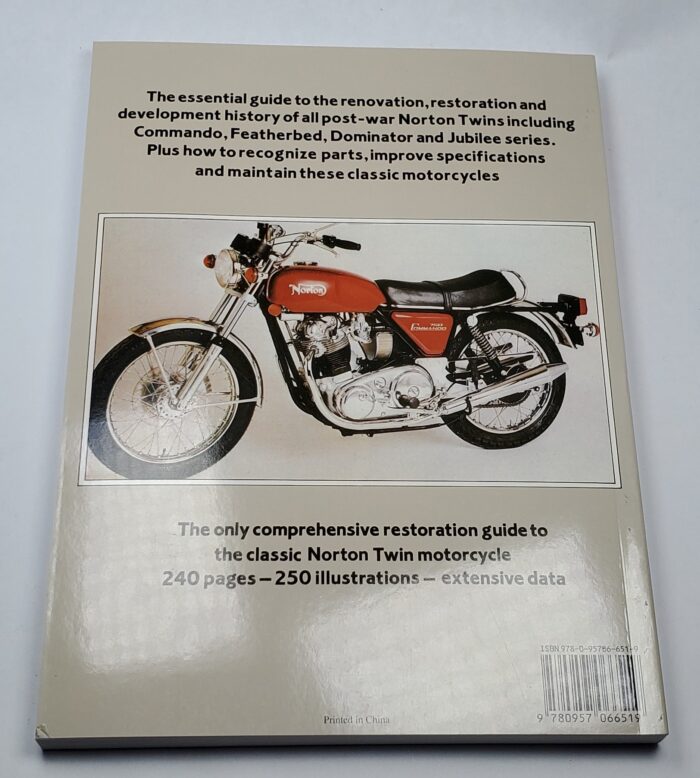 Norton Twin Restoration Book - Post War Twins - Roy Bacon - Image 2