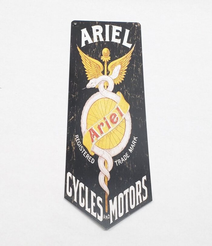 Ariel Metal Sign