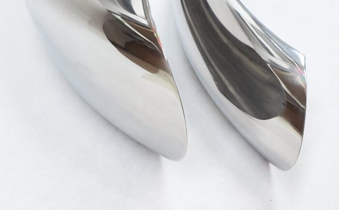 Stainless Steel Fender Set - Triumph 650cc - 1963-65 - 82-6967 and 97-1675 - Stainless Steel - UK - Image 5