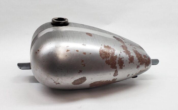 Mustang Gas Tank - Bare Steel - 3.3 Gallon - Taiwan - EMGO - Image 2