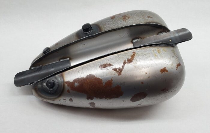 Mustang Gas Tank - Bare Steel - 3.3 Gallon - Taiwan - EMGO - Image 5