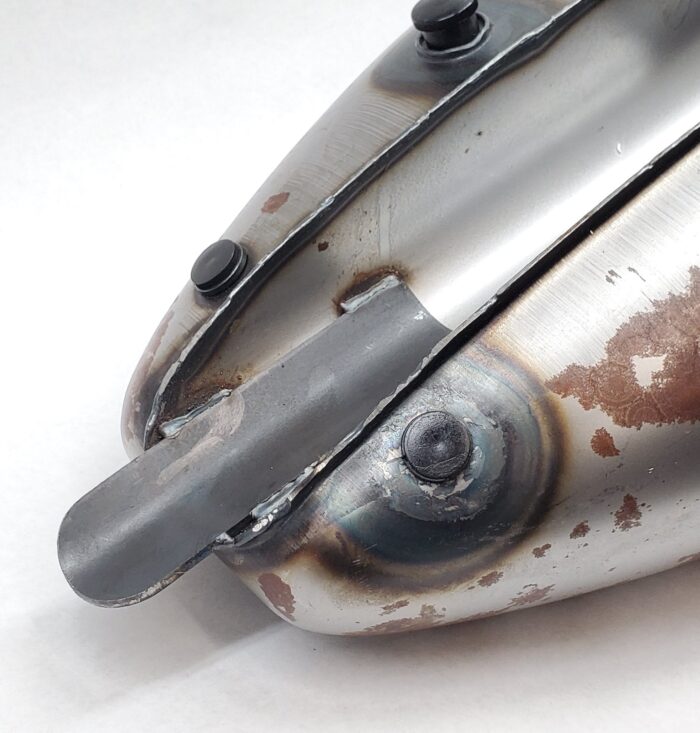 Mustang Gas Tank - Bare Steel - 3.3 Gallon - Taiwan - EMGO - Image 4