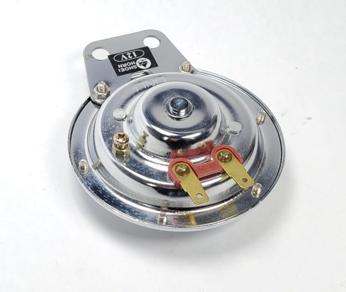 12 Volt Universal Horn - Chrome - Taiwan - EMGO - Image 2