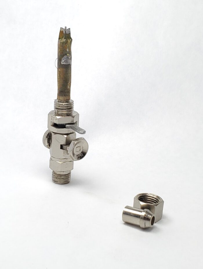 Push / Pull Petcock - Reserve - 1/4"BSP x 1/4"BSP - Chrome - India - Image 3