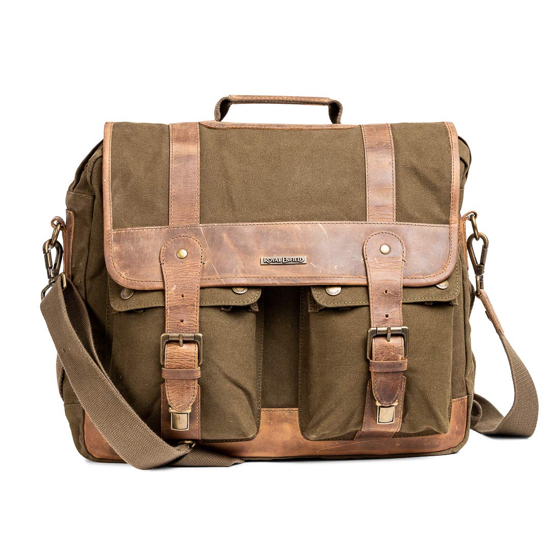 Royal Enfield Classic Messenger Bag, Olive – Baxter Cycle
