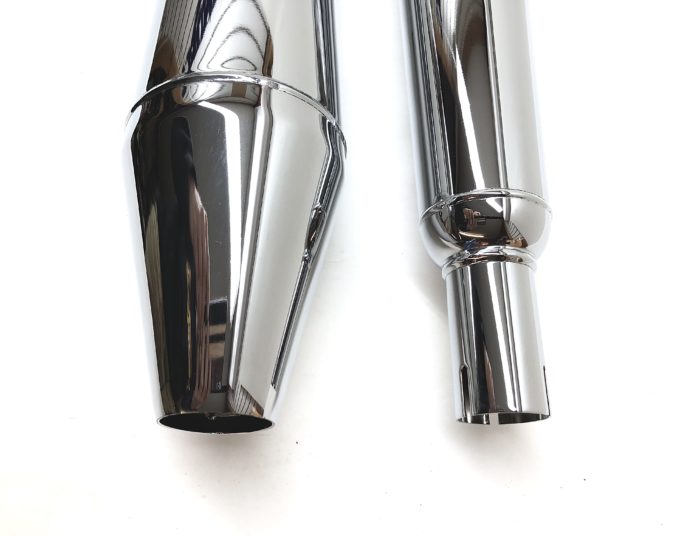 71-4159 - 1-1/2" - "Peashooter" Style - Sold as Pair - Taiwan - EMGO - Image 2