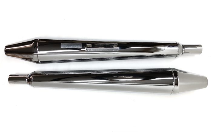 71-4159 - 1-1/2" - "Peashooter" Style - Sold as Pair - Taiwan - EMGO