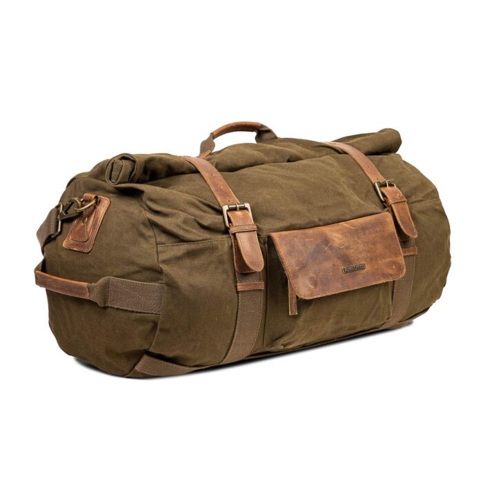 Royal Enfield Classic Duffle Bag, Olive - Image 2