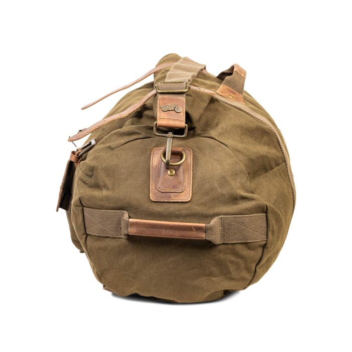 Royal Enfield Classic Duffle Bag, Olive - Image 3