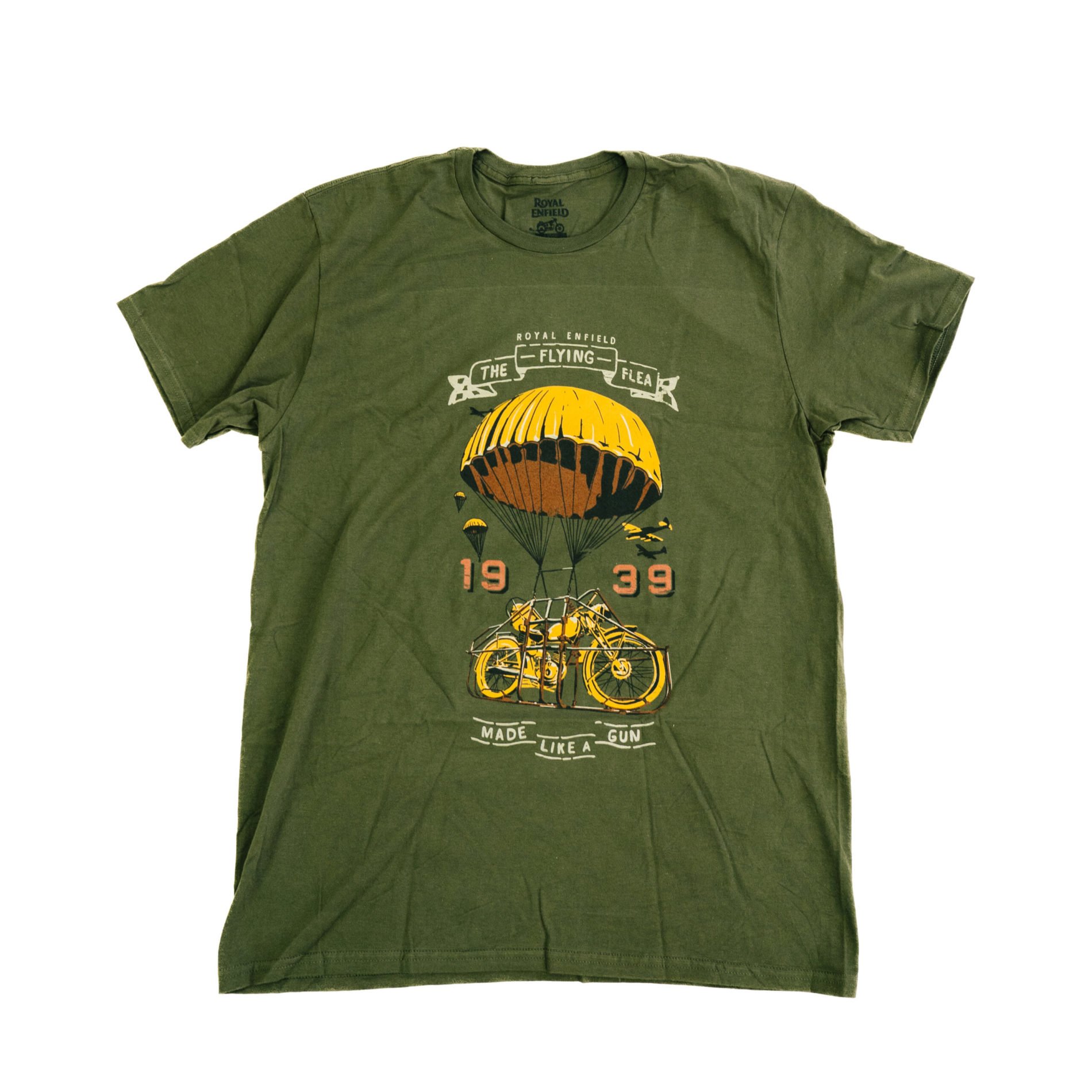 Vermeend kooi zal ik doen Royal Enfield “Flying Flea” T-shirt, Olive – Baxter Cycle
