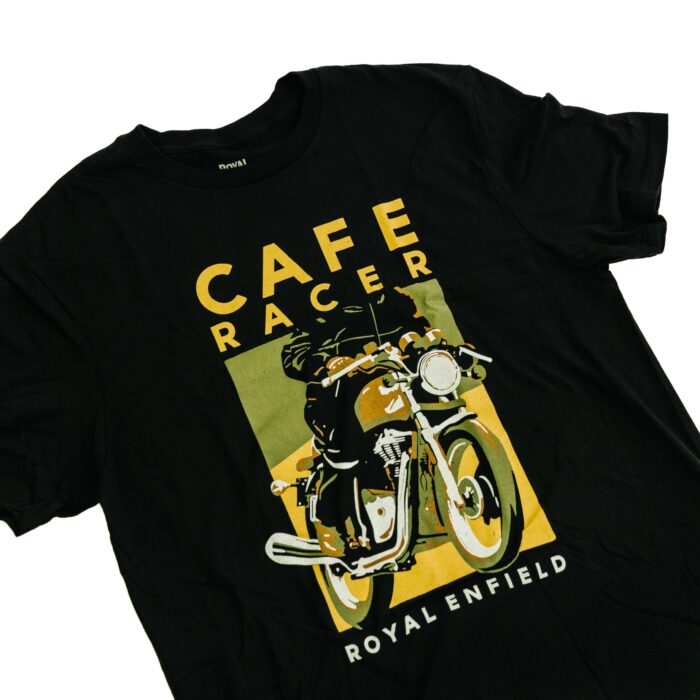 Royal Enfield "Cafe' Racer" T-shirt, Black - Image 2
