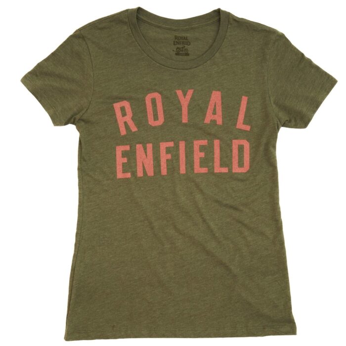 Royal Enfield "English Chic" Women's T-shirt, Forest Green