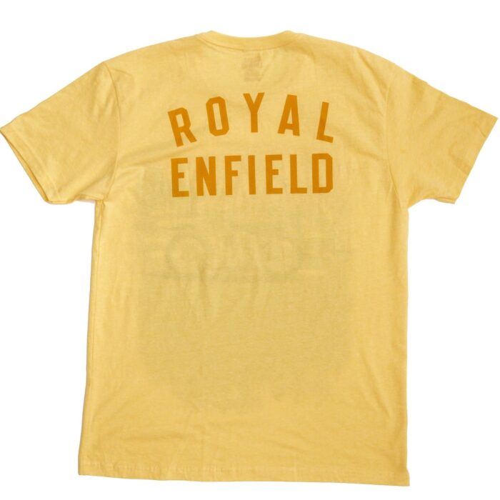 Royal Enfield "Classic Sunset" T-shirt, Yellow - Image 2