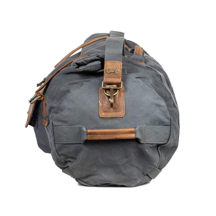 Royal Enfield Classic Duffle Bag, Grey - Image 4