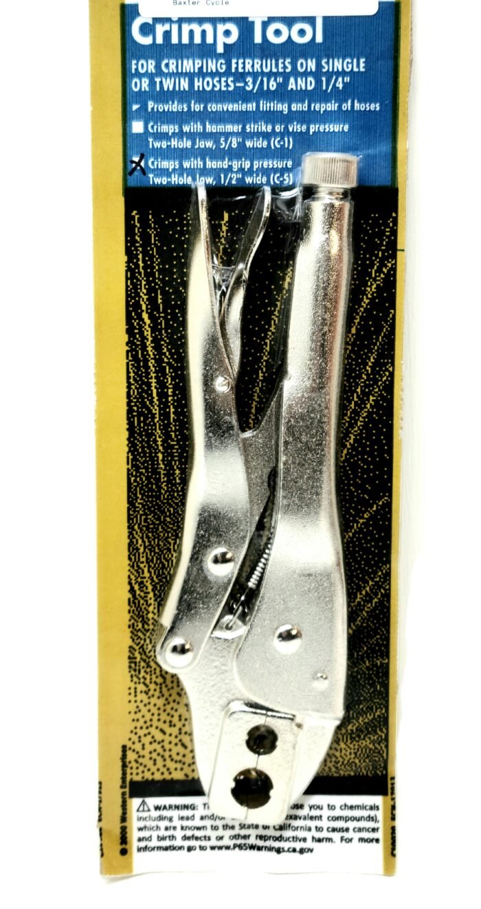 Fuel Line Ferrule Crimping Pliers - 3/16" & 1/4" - Image 2