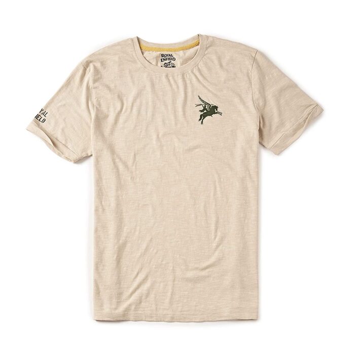 Royal Enfield "Airborne" Tee, Tan