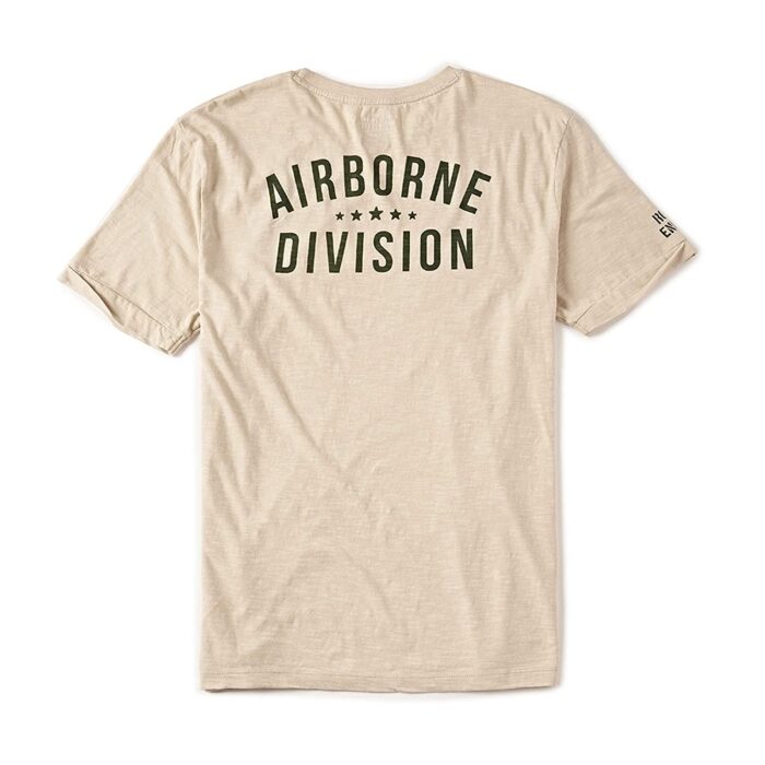 Royal Enfield "Airborne" Tee, Tan - Image 2
