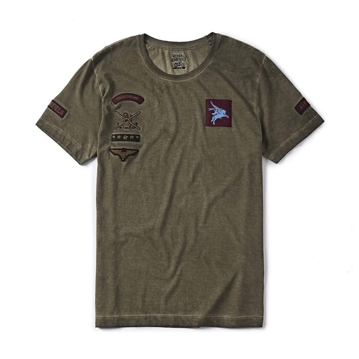 Royal Enfield "Pegasus Regiment" Tee, Olive