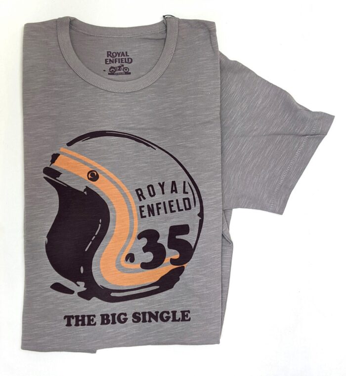 Royal Enfield "Big Single" Tee, Grey