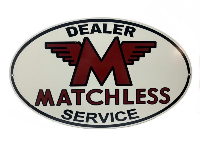 Matchless Dealer Service Sign - 18" x 11"