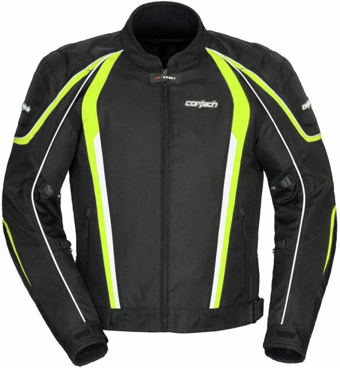Cortech "GX Sport 4.0" Jacket, Black/Hi-Vis