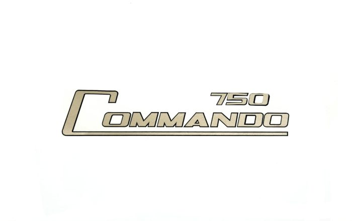 Norton "750 Commando" Decal - Gold
