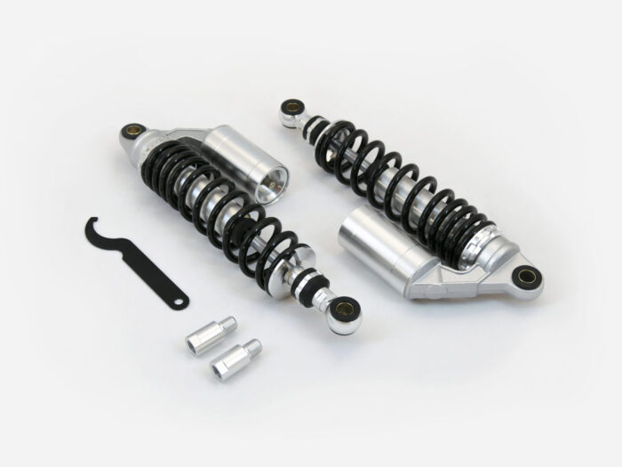 TEC Alloy Remote Reservoir Shocks, INT/GT 650 - Silver
