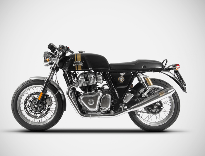 Zard Dual Slip-on Exhaust for Royal Enfield Continental INT/GT 650 - Image 2