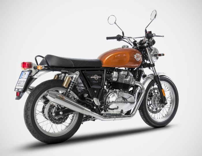 Zard Dual Slip-on Exhaust for Royal Enfield Continental INT/GT 650 - Image 3