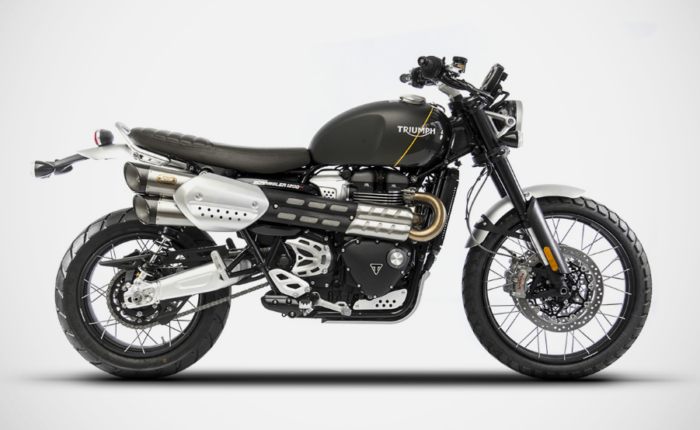 Zard Stainless Steel Slip-On Exhaust for Scrambler 1200 XE/XC