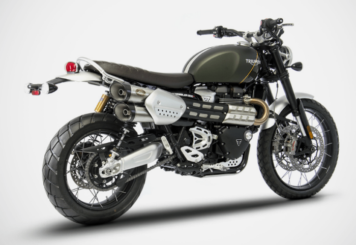 Zard Stainless Steel Slip-On Exhaust for Scrambler 1200 XE/XC - Image 2