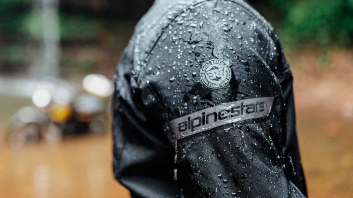 Royal Enfield x Alpinestars "Gravity Drystar" Jacket, Black - Image 4