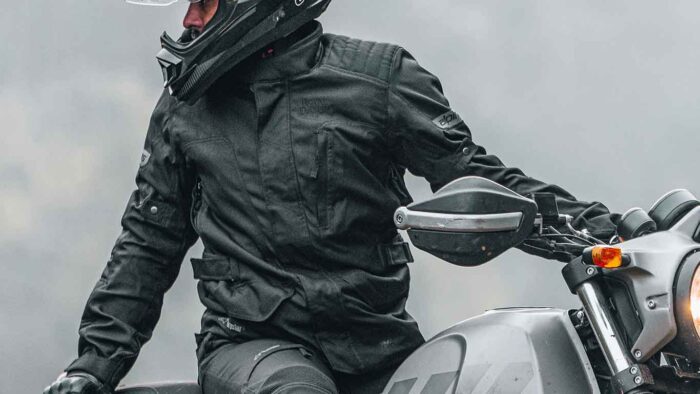 Royal Enfield x Alpinestars "Gravity Drystar" Jacket, Black - Image 5