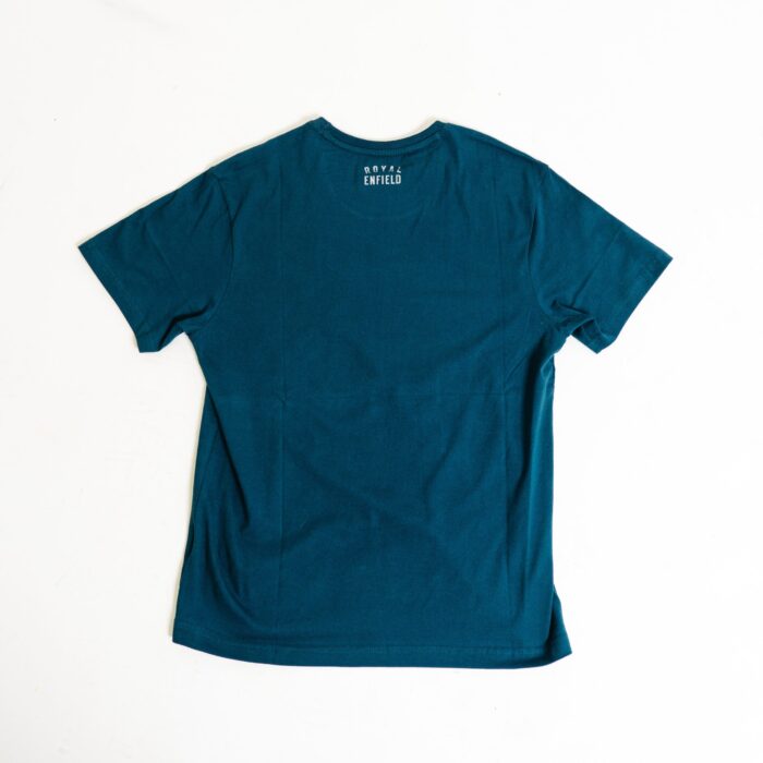 Royal Enfield "All Roads" Tee, Navy - Image 2
