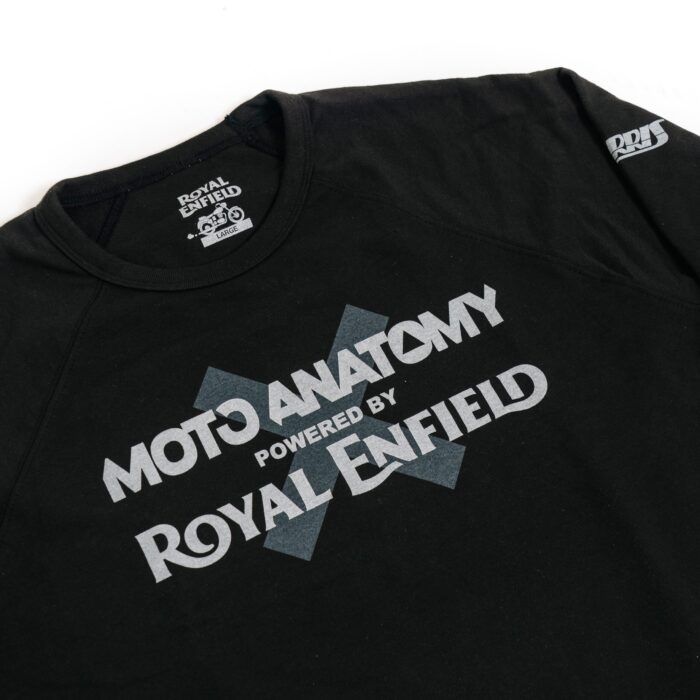 Royal Enfield "Moto Anatomy" Crewneck Sweatshirt, Black - Image 2