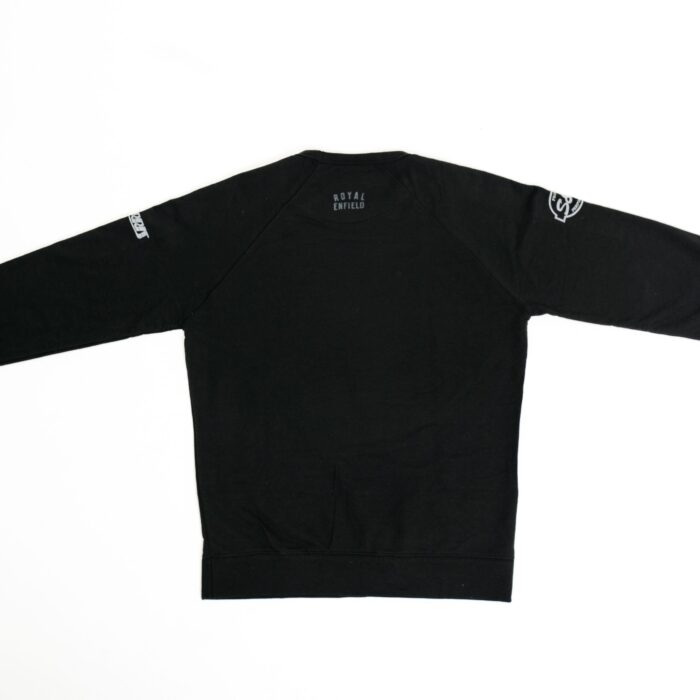 Royal Enfield "Moto Anatomy" Crewneck Sweatshirt, Black - Image 3