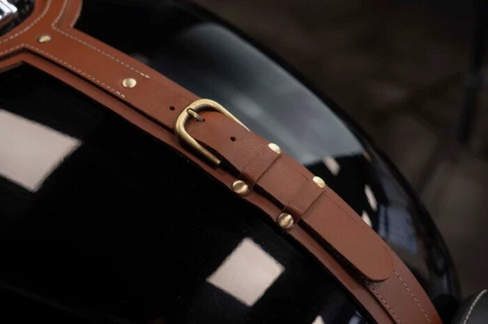 Leather Tank Strap, Camel - INT/GT 650 - Image 2