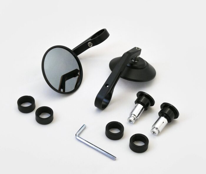 Scrambler 1200XE/XC Clamp-On Bar End Mirrors, Black